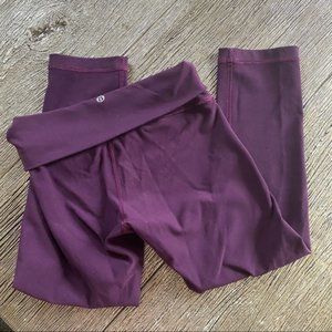 Lululemon Purple Wunder Under Leggings